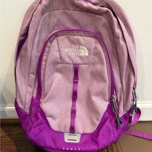 The North Face Women's Backpack - Pink and Purple